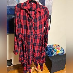 Red & Black tunic/dress